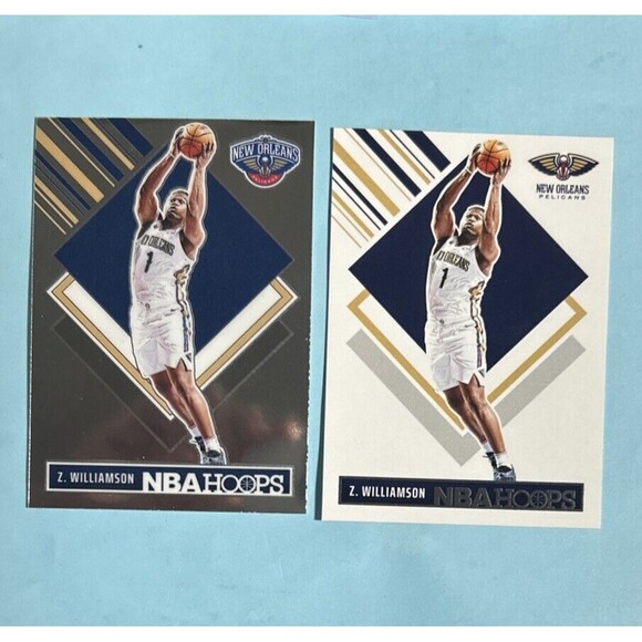 2024-25 Panini NBA Hoops ZION Williamson-NO Pelicans HOLO FOIL SP+ Base #290 - Picture 1 of 2